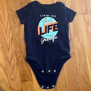 BOGO “Living the Good Life with Grandpa” onesie